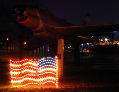 Christmas at Centennial Park #4: Flag and Tenn. Air Guard