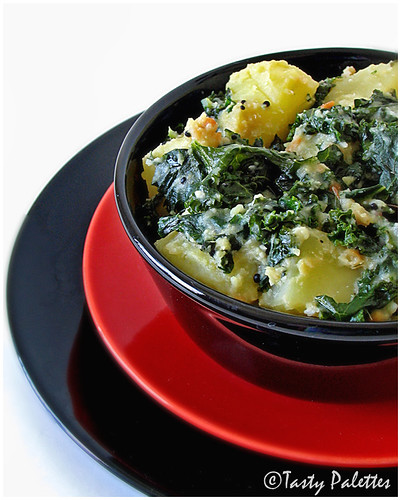 Indian Spiced Kale With Potatoes