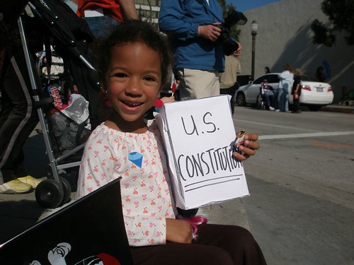 My kid promised to defend the Constitution
