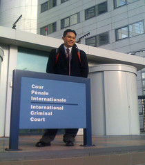Rik at the ICC in the Hague