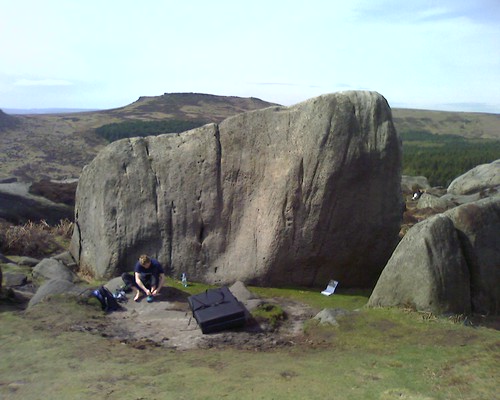 Bouldering, Burbage South - The beginning