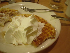 Waffles w/Whipped Cream