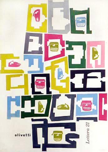Olivetti Lettera 22 Poster
