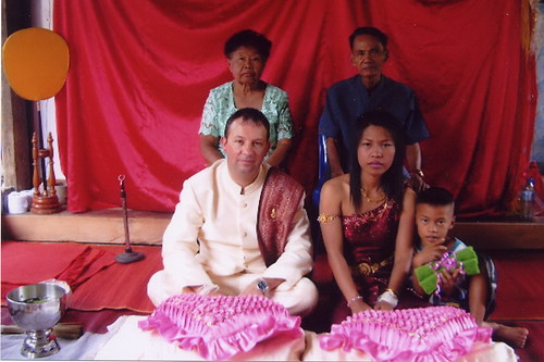 Thai weddings have many customs that are unique The customs are followed in