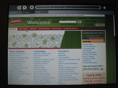 Staples.com on OLPC
