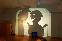 Shadow Puppets projected