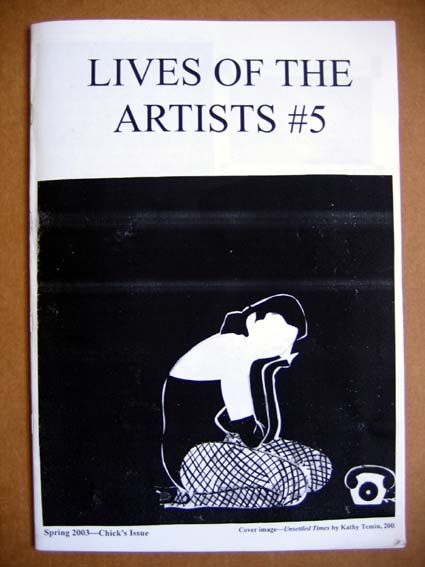 Lives of the Artists #5 edited Elizabeth Pulie