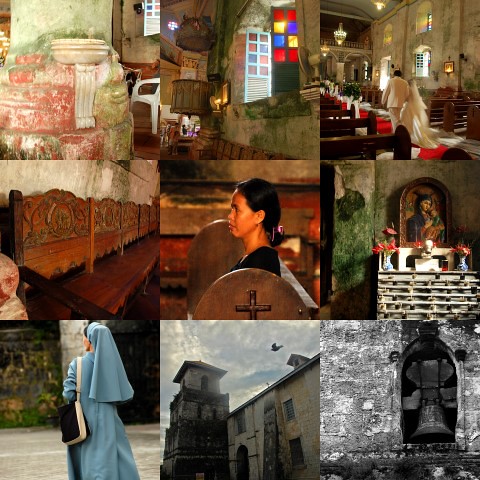 Baclayon Church collage