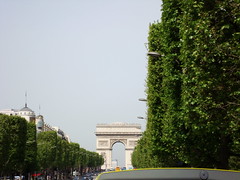 Av. Champs-Elysses y arco de triunfo