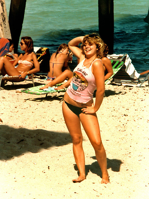 Woman Posing, Dania Beach, 1984