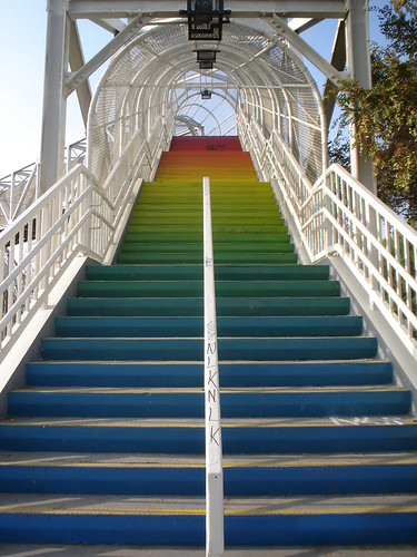 Rainbow Stairs by Bisayan lady.