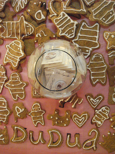 Ginger cookies for MK's exhibition