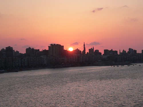Solnedgang i Alexandria