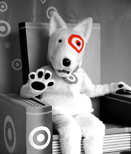 target logo dog. Bullseye, the Target Dog