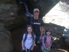  Me and the Girls at Raven Cliffs Falls