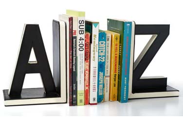 A to Z bookends