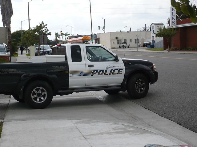 california police pickup gardena nissanfrontier