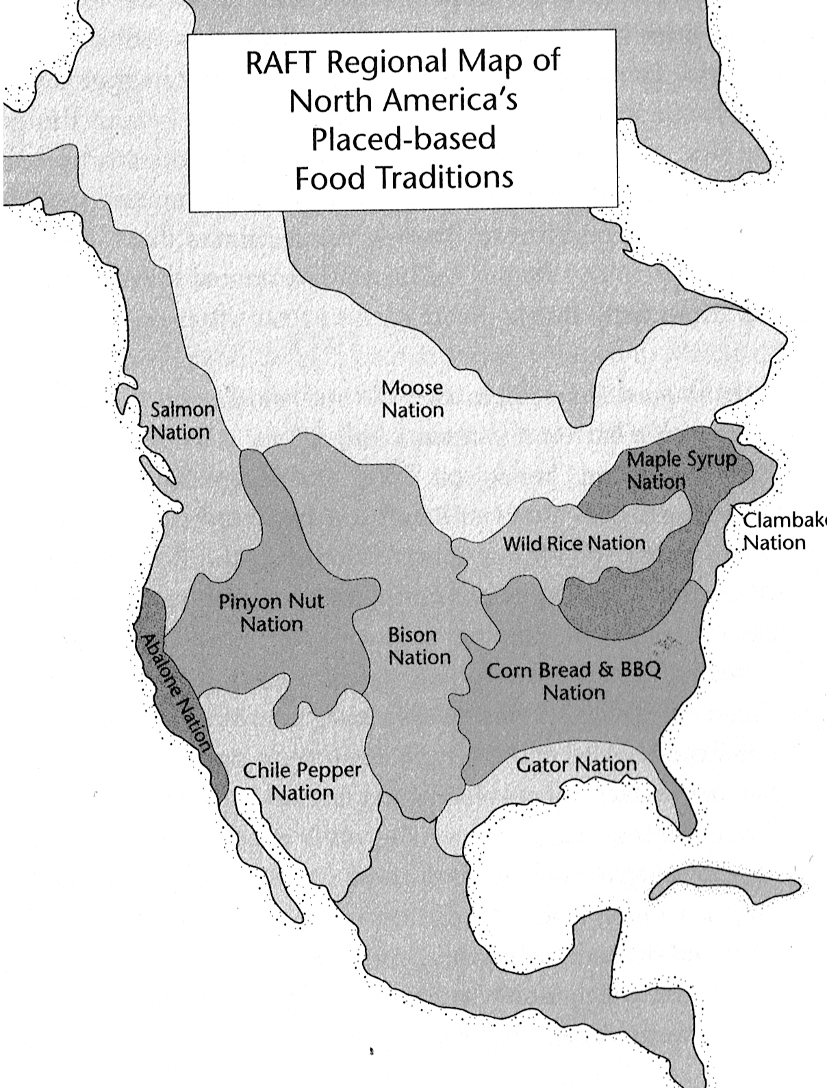 NA Place-Based Food Traditions Map