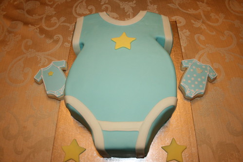 Baby Shower Onesie Cake