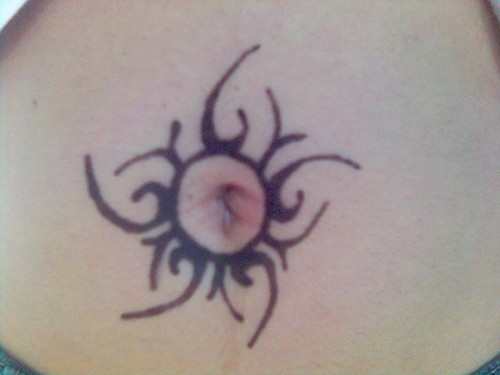 Belly Button Tattoo. Belly Button Tattoo