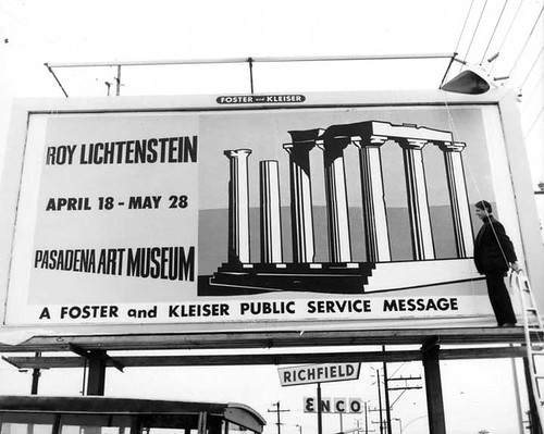Roy Lichtenstein, billboard, 1967