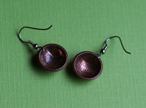 My .02: Penny earrings made by Sudlow