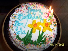 My Mom's birthday cake 2008