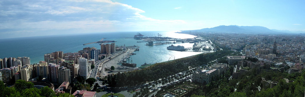 Malaga Panorama from the Castell
