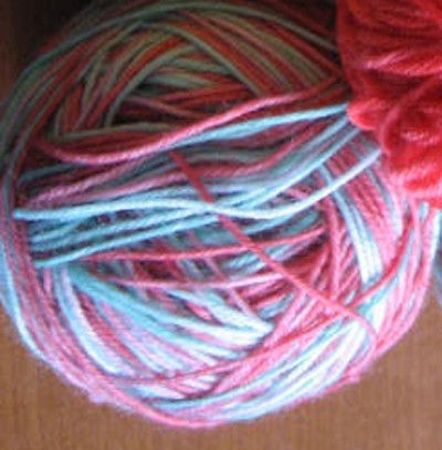 kool aid dyed sock yarn