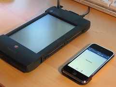 Apple's two most recent handheld computers