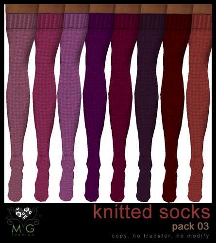 [MG fashion] Knitted socks (pack03)