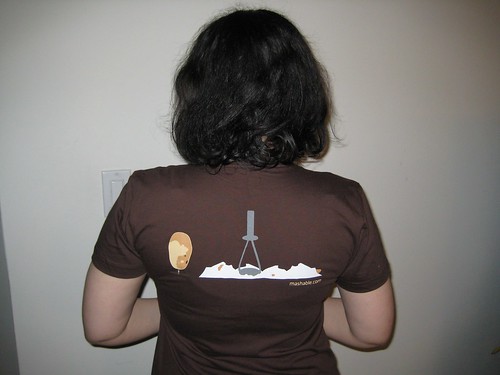 Startup Schwag Mashable T-Shirt (Back)
