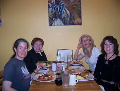 Merilee, Me, Carol, Elena at L&M's