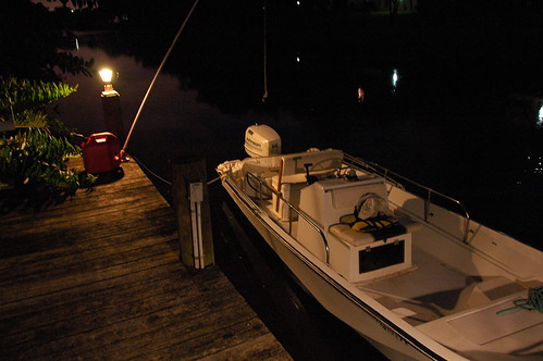 the dirty b in her new home, the dock at patty's house
