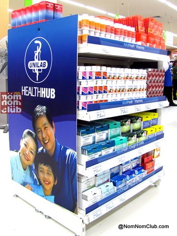 Unilab medicines conveniently located inside the grocery