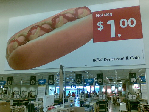 That's a big hot dog!