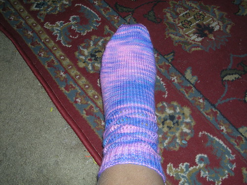 Finished Belletrix sock