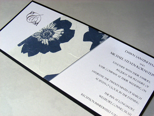 Free Printable Wedding Invitations Blue Borders2
