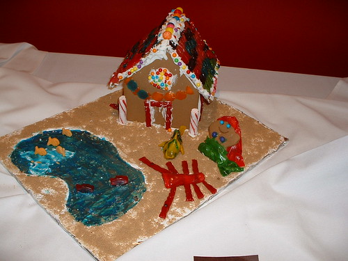 Little Mermaid Gingerbread House