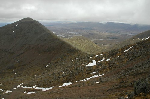 Meall a' Bhuiridh and the route across to Criese
