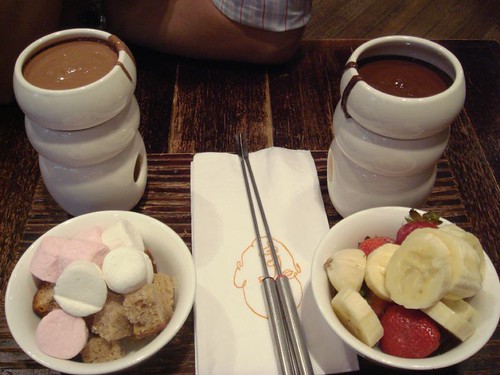 Chocolate fondue for 2@Max Brenner's