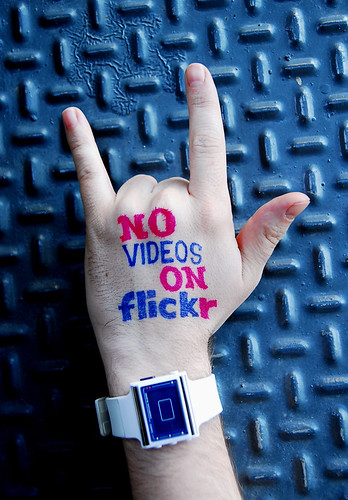 No videos on Flickr