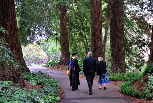 Walking through UC Berkeley