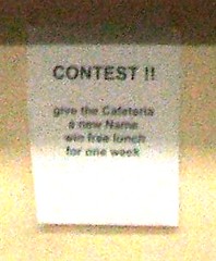 Name-the-cafeteria contest
