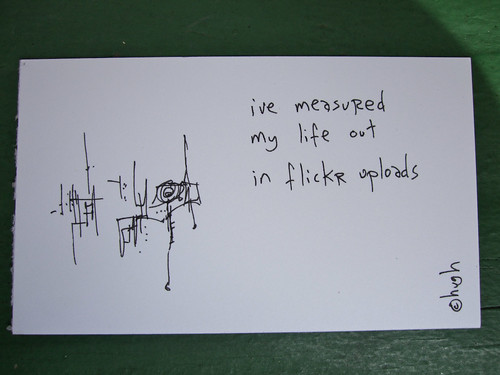 I've measured my life out in flickr uploads