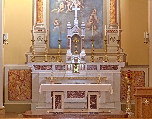 Saint Mary of the Barrens Roman Catholic Church, in Perryville, Missouri, USA - altar