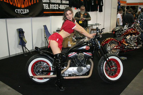 custom bikes and girls. Custom Bike Show (32)