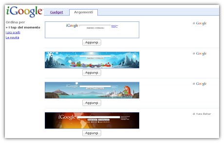 iGoogle theme directory