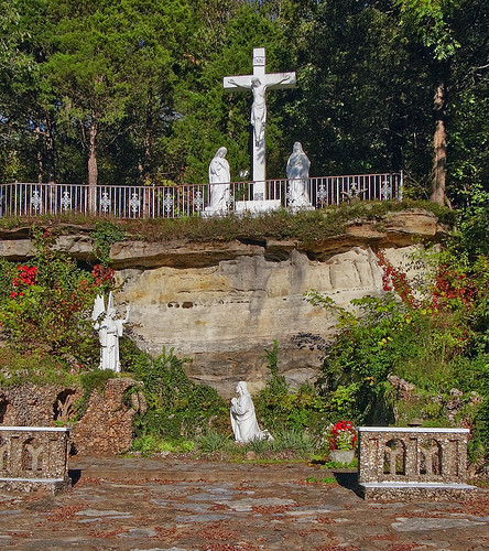 Black Madonna Shrine, in Eureka, Missouri, USA - crucifix
