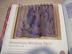 raven crochet panel